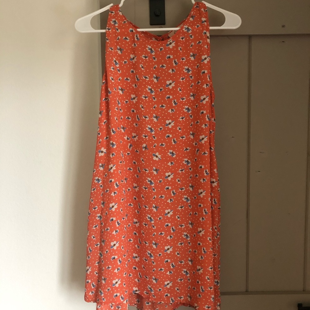 Coral sundress- Elodie